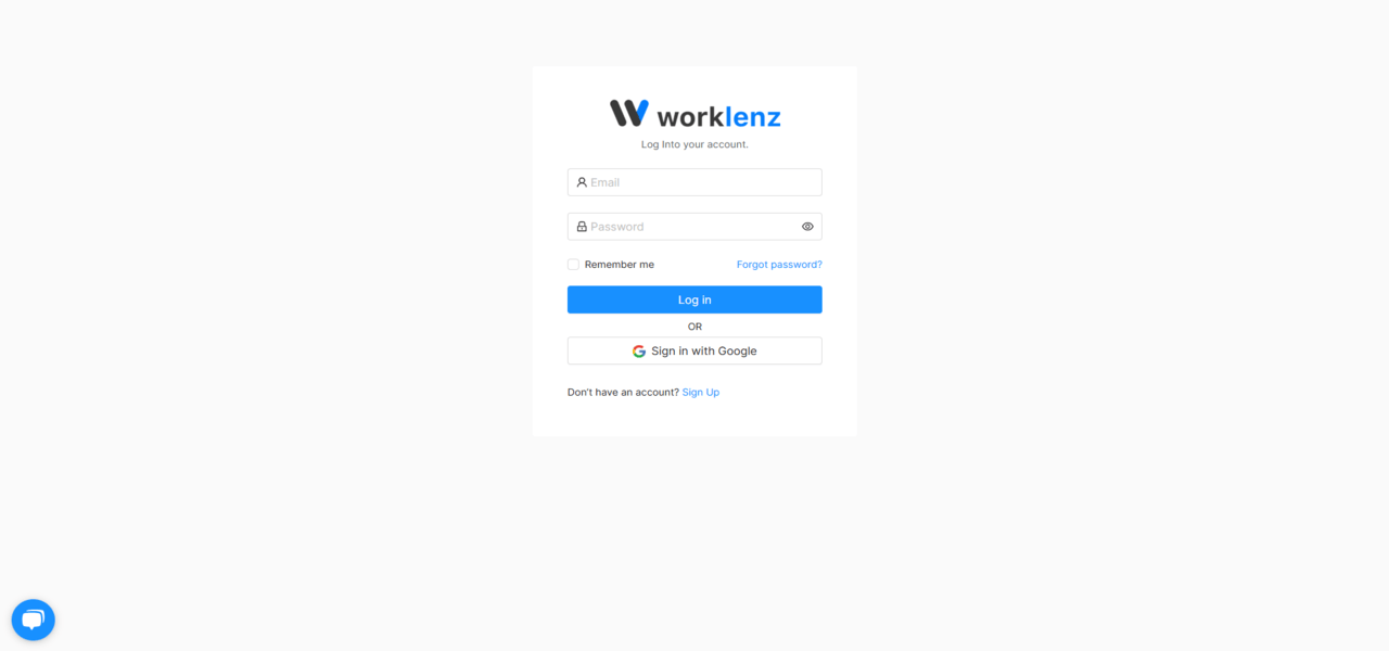 worklenz login page